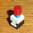 Schalter 8x8 mm mit Knopf rot